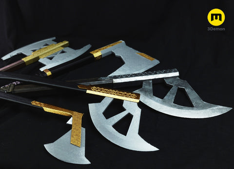 Dwarf Axe Master Double Bladed Battle Axe - Lord of Precious