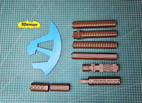 Gimli Walking Axe - Lord of the Rings – 3D printable cosplay prop by 3Demon