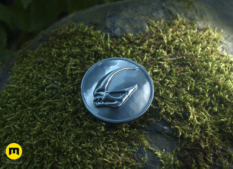 Mandalorian and Grogu - Mudhorn Shield Brooch