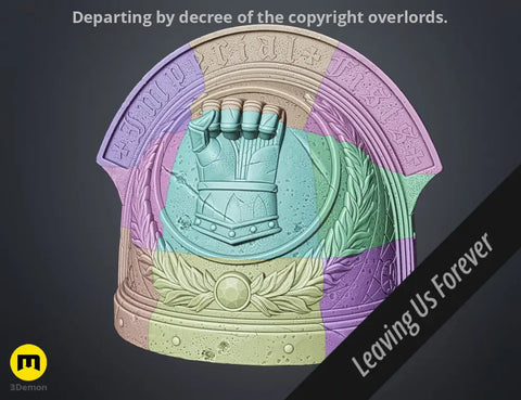 Imperial Fists Shoulder Pauldron