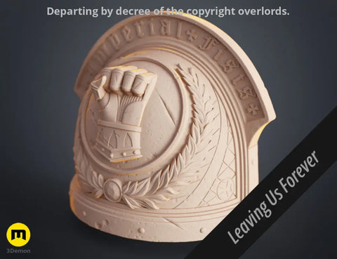 Imperial Fists Shoulder Pauldron