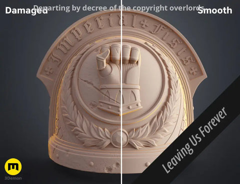 Imperial Fists Shoulder Pauldron