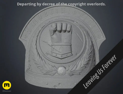 Imperial Fists Shoulder Pauldron