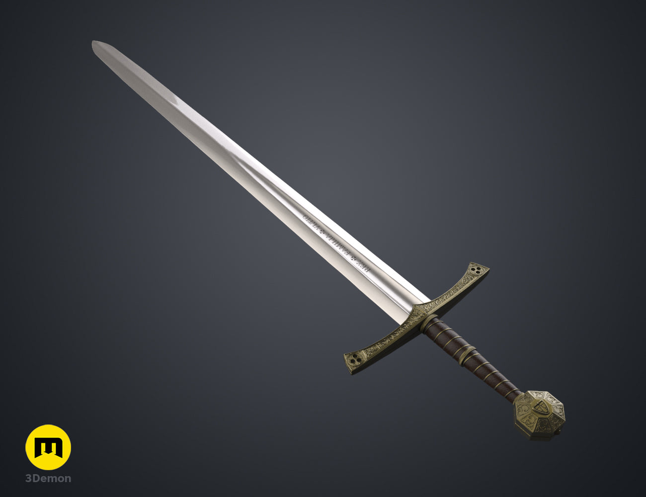 Medieval Longsword STL | 3D Print | 3Demon