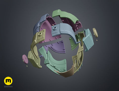 Space Marine Helmet - Bulwark Master Crafted