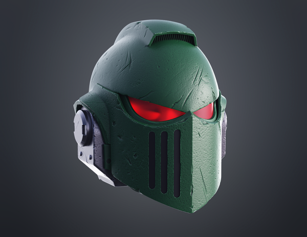Space Marine Helmet - Bulwark Master Crafted