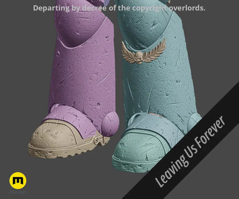 Leg Armor - Space Marine