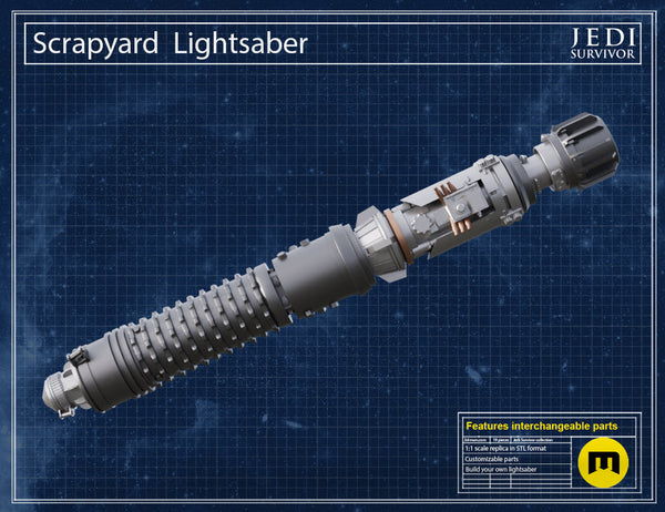 Scrapyard Lightsaber - Jedi Survivor