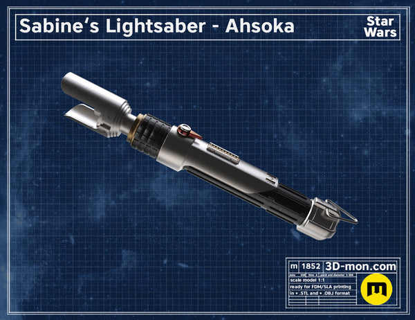 Sabine Wren's Lightsaber - Ahsoka