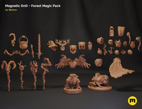 Magnetic DnD — Forest Magic Pack