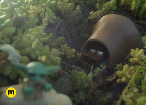 Mandalorian and Grogu Mud Hut