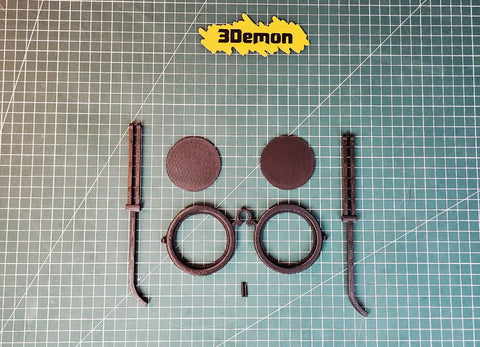 Mizu's glasses - Blue Eye Samurai