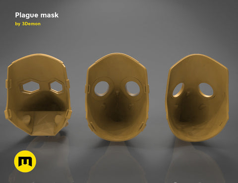 Plague mask set