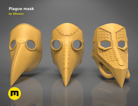 Plague mask set