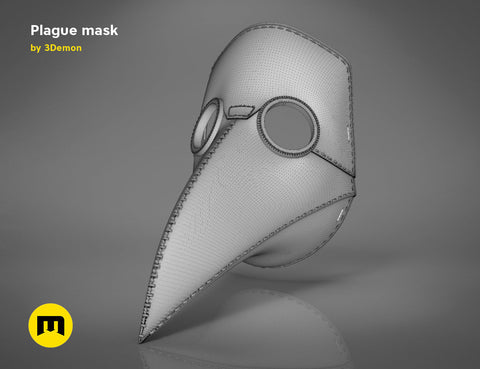 Plague mask set