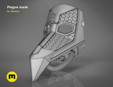 Plague mask set