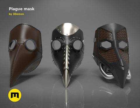 Plague mask set