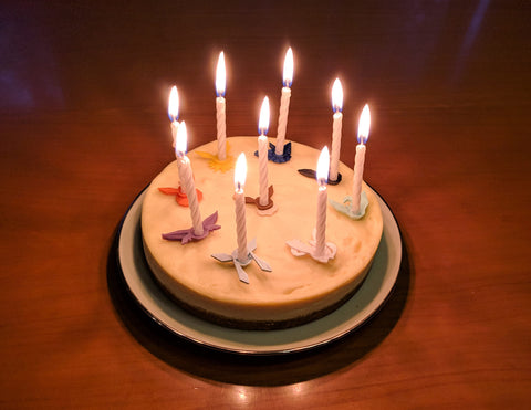 Pokemon - Eeveelutions and Pikachu birthday candles
