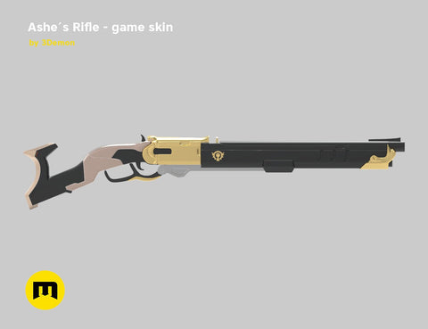 Ashe Rifle Overwatch - In-game version