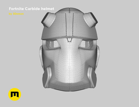 battle royale game tech soldier helmet STL, front wireframe mesh with ear and visor details, 3D print cosplay prop