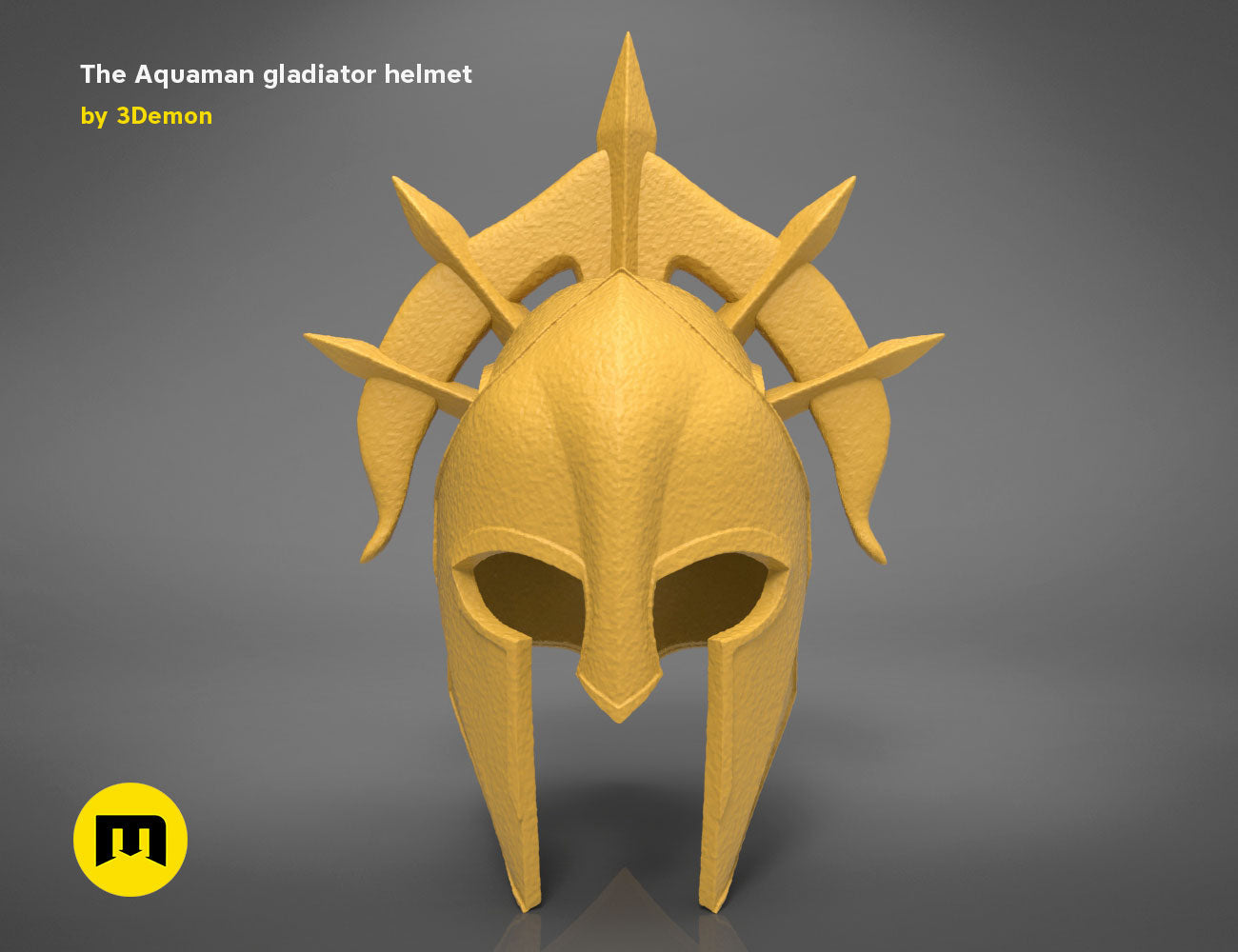 Aquaman Gladiator Amor, helmet and STL | 3D Print | 3Demon