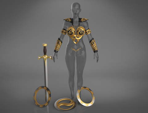 Xena: Warrior Princess armor and weapons