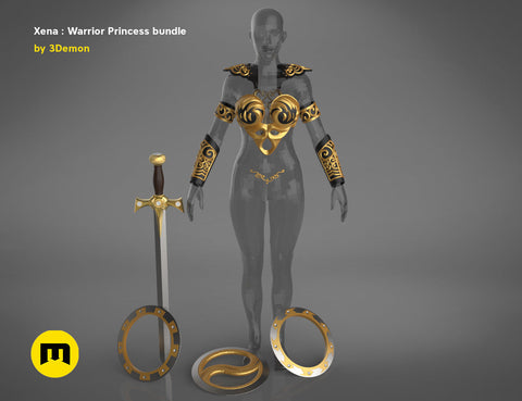Xena: Warrior Princess armor and weapons