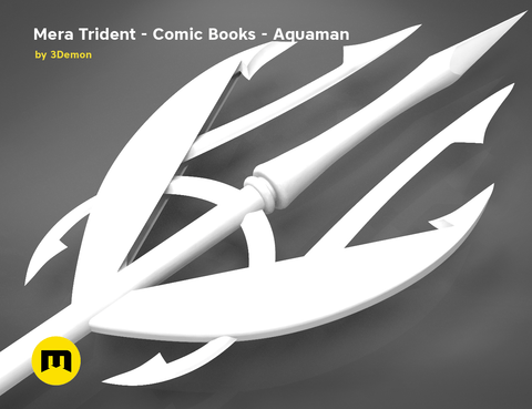 Mera's Trident from the Aquaman comic books