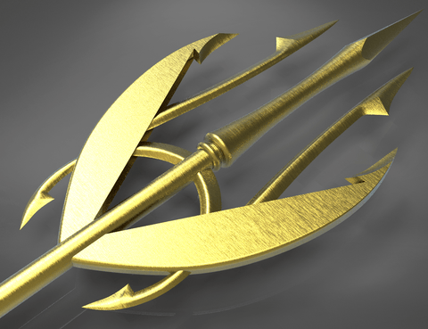Mera's Trident from the Aquaman comic books