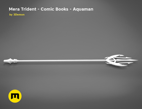 Mera's Trident from the Aquaman comic books