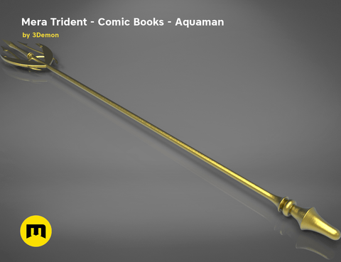 Mera's Trident from the Aquaman comic books