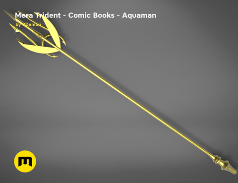Mera's Trident from the Aquaman comic books