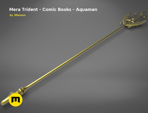 Mera's Trident from the Aquaman comic books