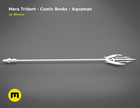 Mera's Trident from the Aquaman comic books