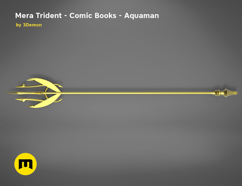 Mera's Trident from the Aquaman comic books