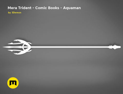 Mera's Trident from the Aquaman comic books
