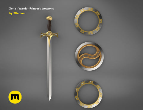 Xena: Warrior Princess armor and weapons
