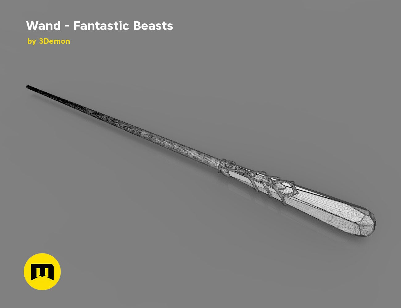 Seraphina Picquery's Wand STL | 3D Printable Prop Weapon | 3Demon