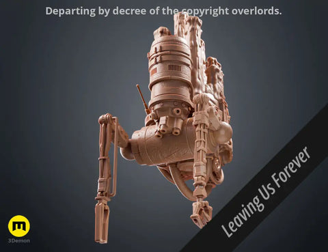 Servo Skull LED Candlelit Lantern