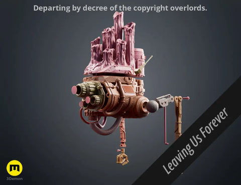 Servo Skull LED Candlelit Lantern