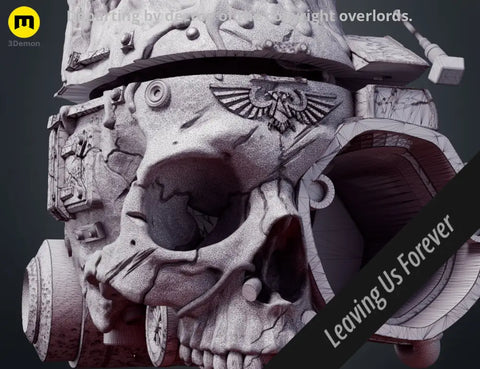 Servo Skull LED Candlelit Lantern