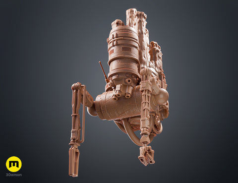 Servo Skull LED Candlelit Lantern