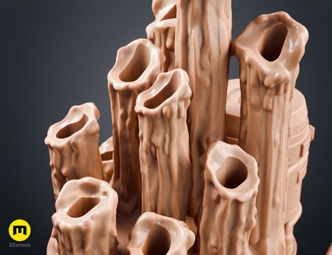 Servo Skull LED Candlelit Lantern