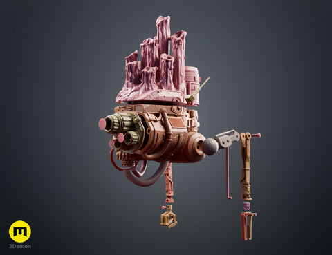 Servo Skull LED Candlelit Lantern