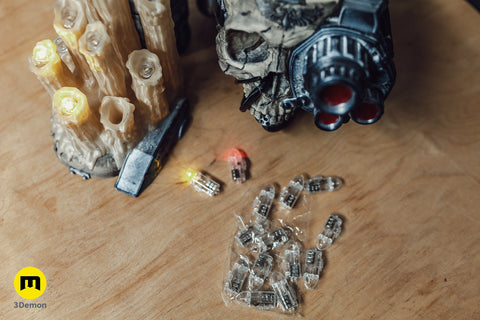 Servo Skull LED Candlelit Lantern