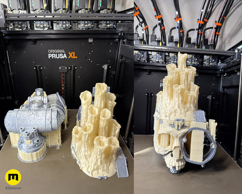 Servo Skull LED Candlelit Lantern