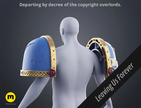 Shoulder Pauldrons - Space Marine