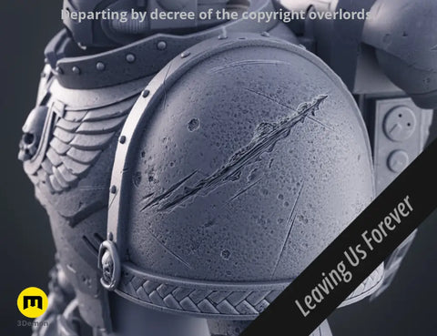 Shoulder Pauldrons - Space Marine