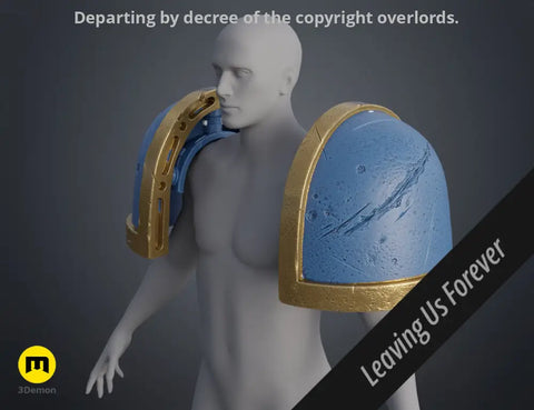 Shoulder Pauldrons - Space Marine
