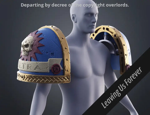 Shoulder Pauldrons - Space Marine
